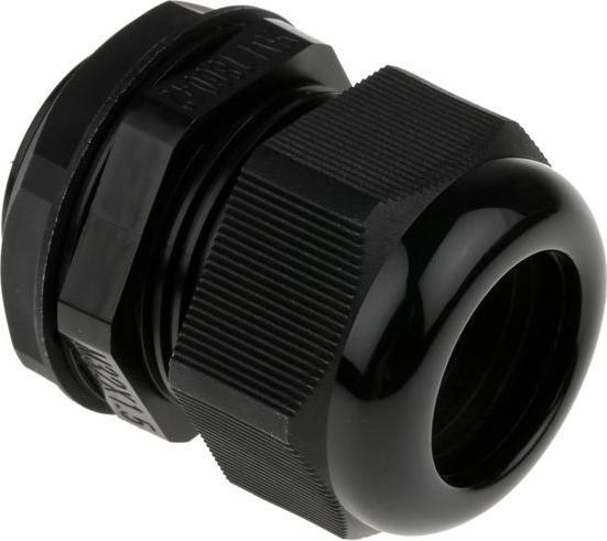 Actual product image RS PRO Black Roundtop IP68 Cable Gland,M32
