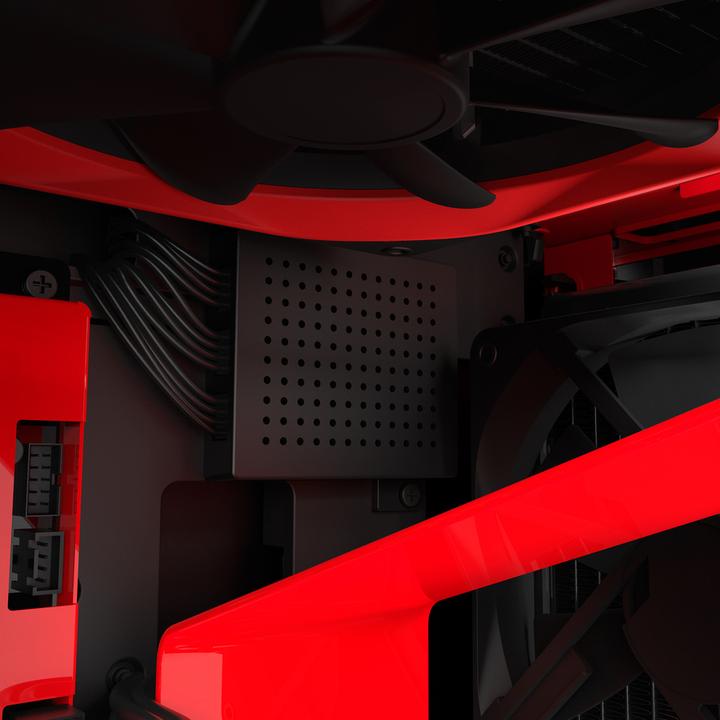 Actual product image NZXT H700i - Red (ATX, mATX, Mini-ITX, E-ATX)