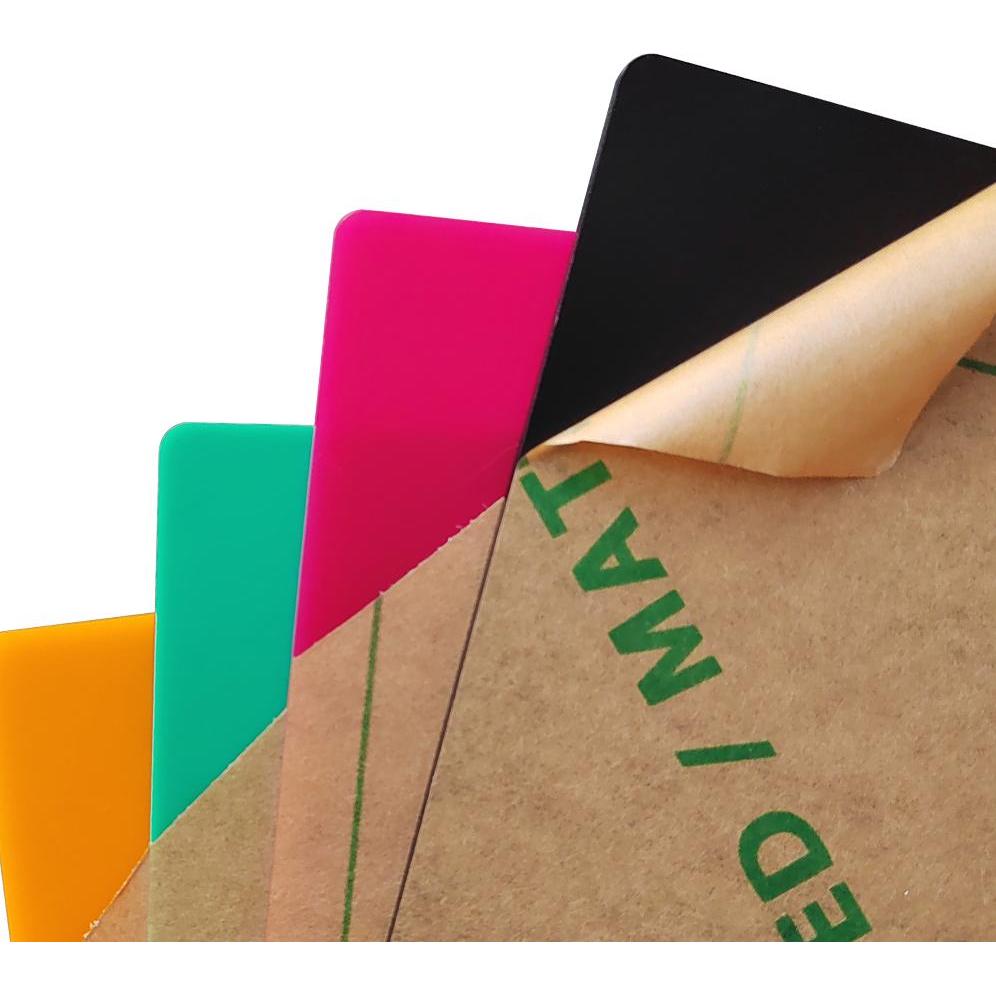 Creality Falcon Series Frosted Colorful Acrylic Sheets 300 x 300 x 3mm - 10pcs, 3D Drucker Zubehör