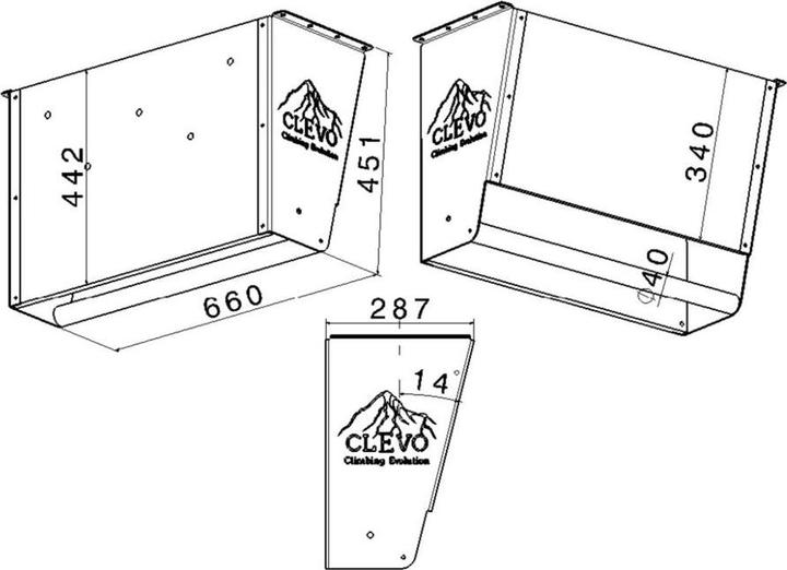 Image du produit Clevo Climbing Bundle CLEVO M + Hangboard