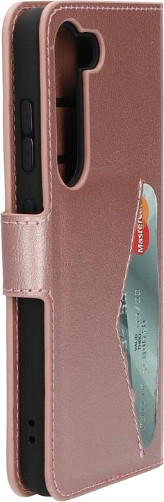 Actual product image Mobiparts Classic Wallet Case Samsung Galaxy S23 (2023) Pink (Samsung Galaxy S23+)