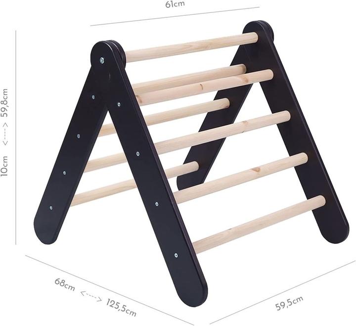 Immagine prodotto Activity Board Triangolo da arrampicata - Struttura da arrampicata per bambini da interno, 59x61 cm, triangolo da