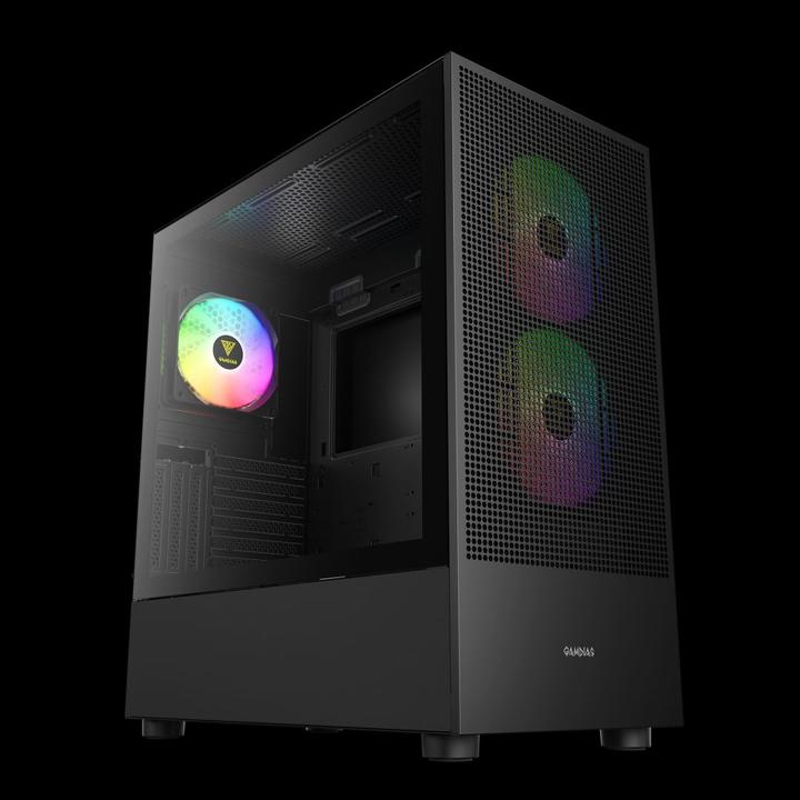 Produktbild Gamdias Talos E3 MESH Elite V2 GAMING Miditower Black retail (ATX, E-ATX, mATX, Mini-ITX)