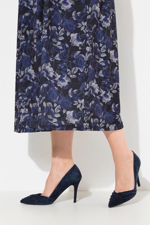 Image du produit Ulla Popken Jerseykleid, A-Linie, Blumenmuster (54)