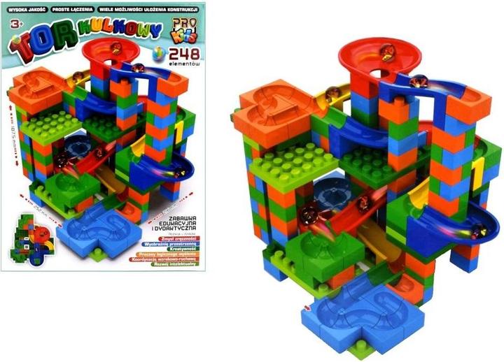 Actual product image Pro Kids Marble run blocks