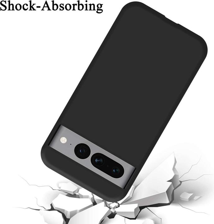 Actual product image Cadorabo Bumper Case for Google PIXEL 7 PRO TPU Liquid Silicone Cover for Google PIXEL 7 PRO (Google Pixel 7 Pro)