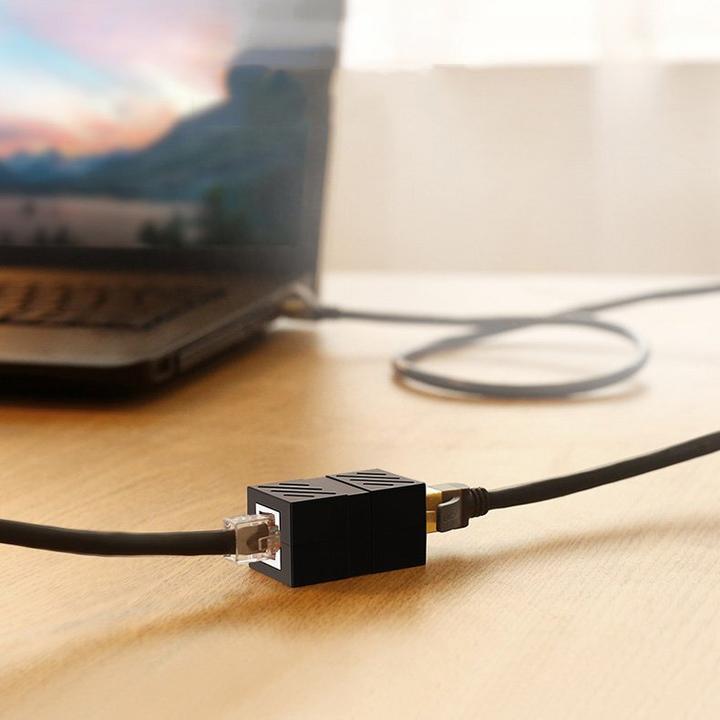 Actual product image Ugreen Ethernet Coupler RJ45 CAT6 10 Gbit/s (Network coupling)