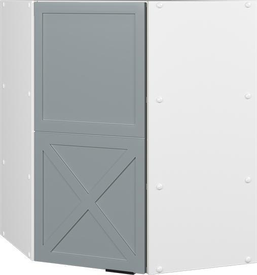 Blau, hellblau-grau, Weiss