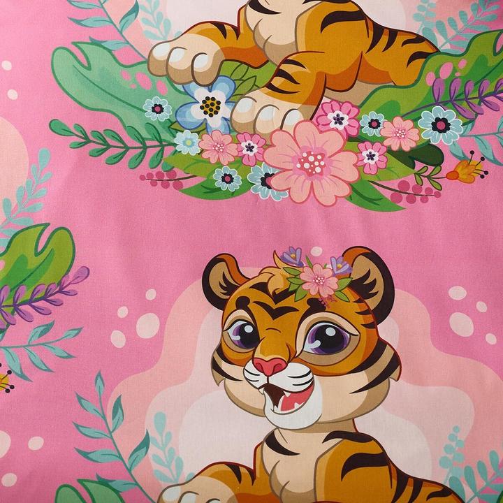 Actual product image Traumschlaf Cute Tiger (Bedding set, 135x200 cm + 80x80 cm)