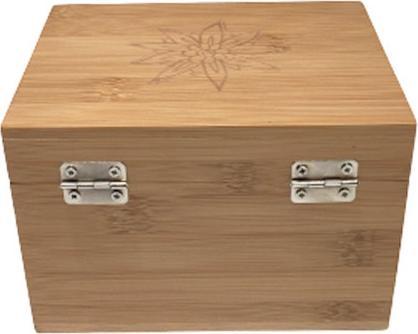 Actual product image Bekos Small bamboo storage box engraved (12 cm, 1x)