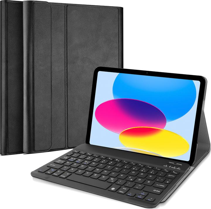 Actual product image Cazy Keyboard Case Compatible with iPad 2022 (10th Gen) - Protective Case with Magnetic Detachable (DE)