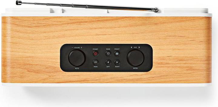 Actual product image Nedis Internet radio RDIN2500WT (DAB+, FM, Bluetooth, Wi-Fi)