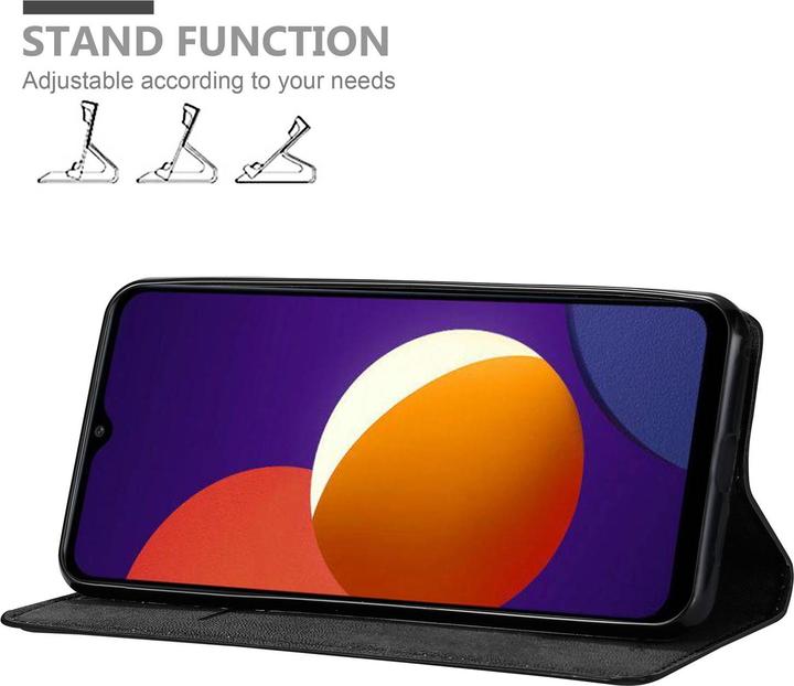 Actual product image Cadorabo Book Invisible Magnet Cover (Samsung Galaxy A12)