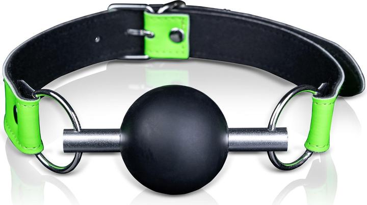 Actual product image Ouch! Solid Ball Gag - Glow in the Dark