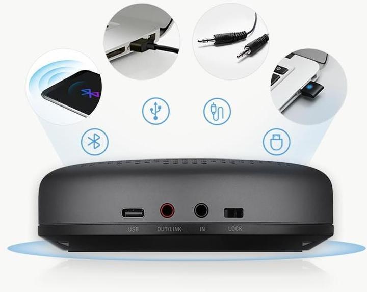 Actual product image EMeet Luna USB Speakerphone with Bluetooth Dongle