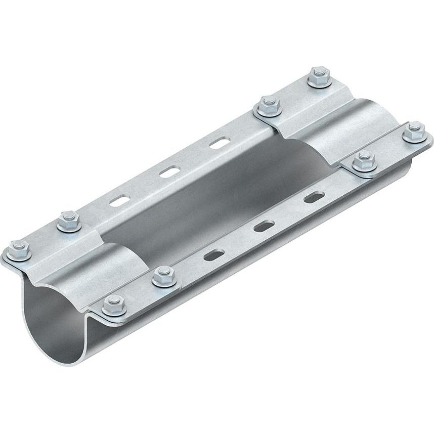 Niedax NIE MIMTA 60/425 F staffa di montaggio D=60 mm L=425 mm zincata a caldo (Cavi), Accessori di elettronica + Alloggiamento, Grigio