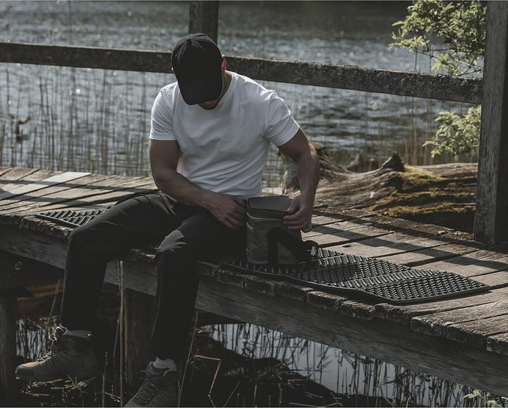 Actual product image Easy Camp Isomatte Merlin Folding EVA Mat 300083 (grau, Modell 2025)