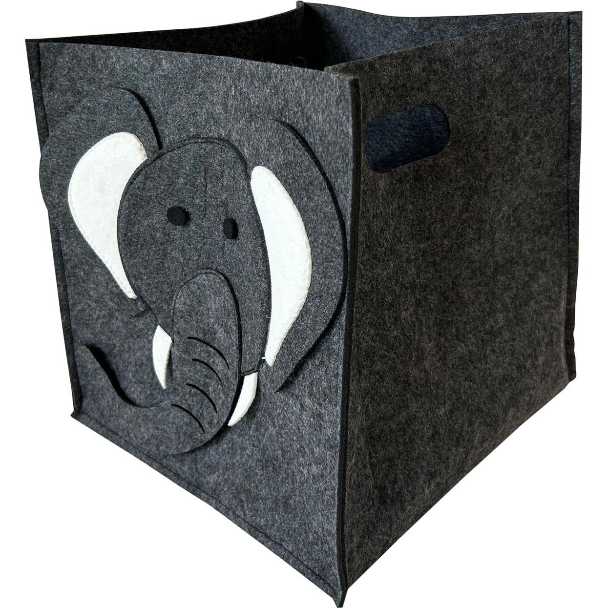 Thumbnail - HTI-Living, Aufbewahrungskorb, Aufbewahrungskorb Elefant eckig (1 x, B, H)