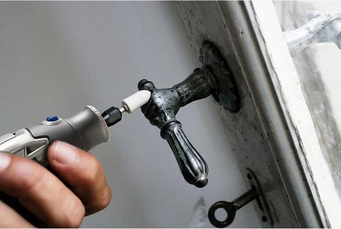 Produktbild Dremel Polierfilz Ø 9,5 mm (4 Stück)