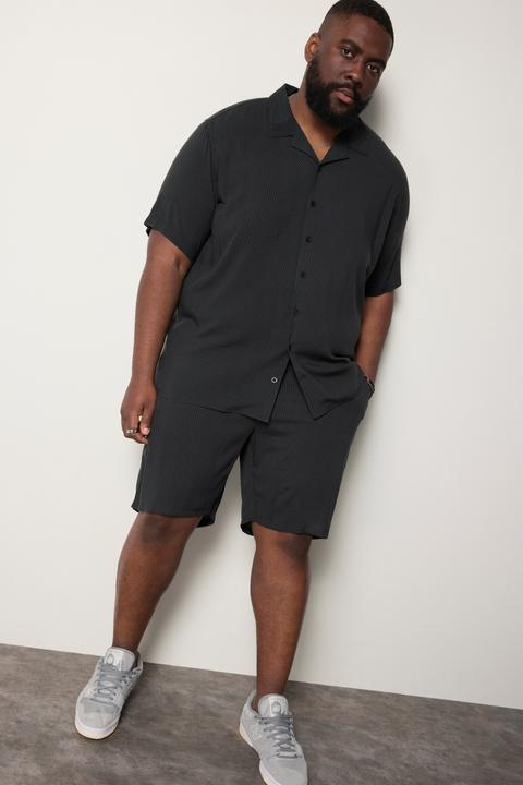 Actual product image Sthuge Bermuda shorts, elasticated waistband, tropical all-over print, up to 8 XL (7XL)