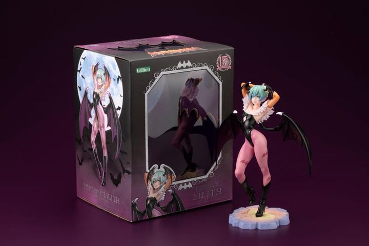 Actual product image Kotobukiya Darkstalkers Bishoujo PVC Statue 1/7 Lilith Limited Edition 22 cm