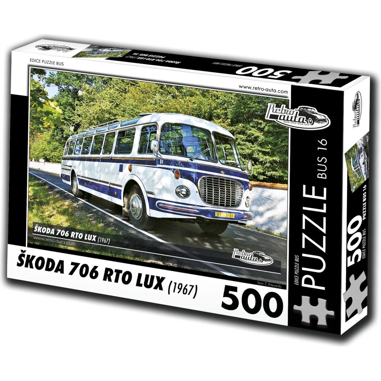 Retro-auta Puzzle BUS Nr. 16 'koda 706 RTO LUX (1967) 500 Teile (500 Teile)