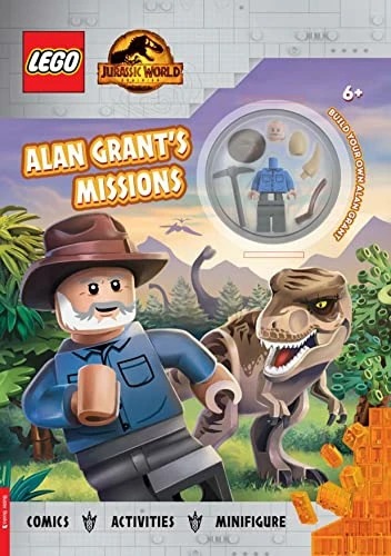 Immagine prodotto LEGO® Jurassic World™: Alan Grant's Missions: Activity Book with Alan Grant minifigure (Inglese, Libri Buster, LEGO®, 2022)
