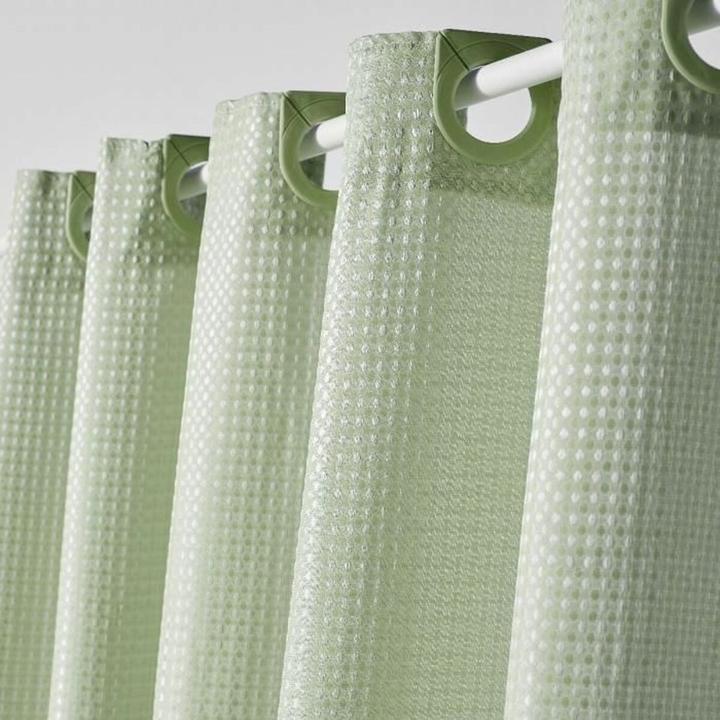 Image du produit Today Duschvorhang Vert Polyester 180 x 200 cm (12 Stück) (180 x 200 cm)