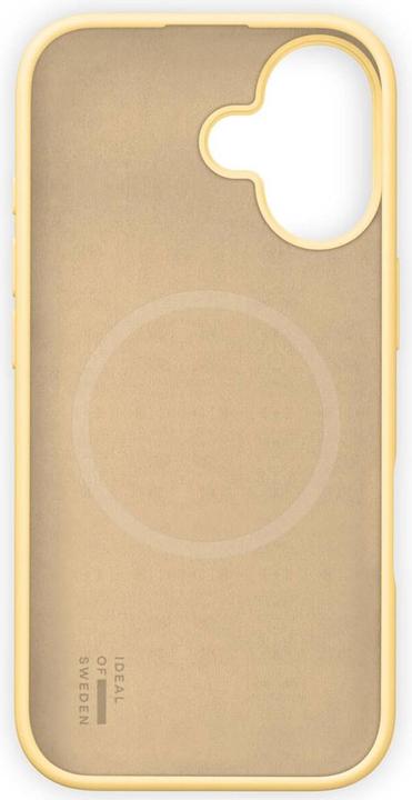 Actual product image iDeal Of Sweden Designer Magsafe Silicone-Cover Soft Lemon (Apple iPhone 16)