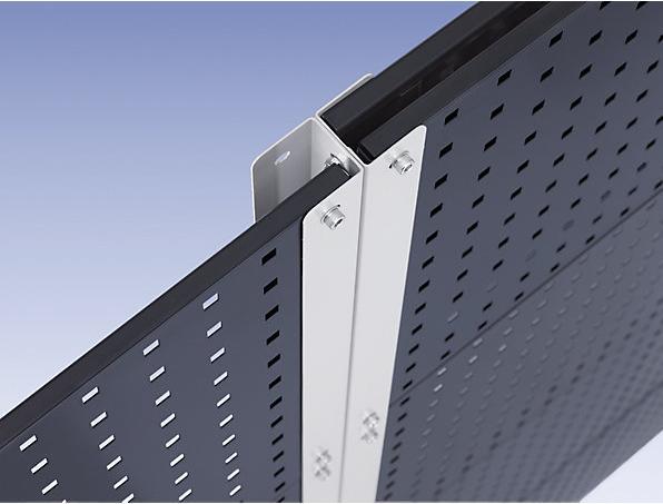 Actual product image eurokraft pro Perforated panel partition, height 1845 mm