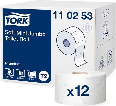 Productafbeelding Tork Premium Toiletpapier Mini Jumbo Rol (1 x)