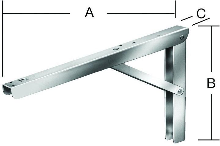 Produktbild Mensola Stufenklappkonsolen