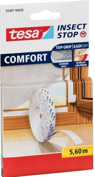 Produktbild tesa Insektenschutz COMFORT, Klettband Ersatzrolle, ohne Bohren