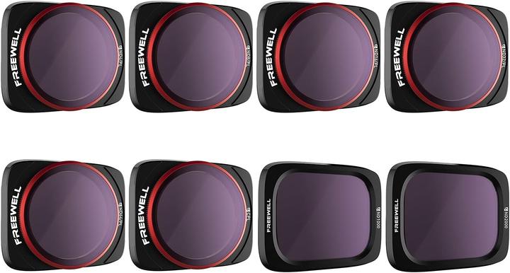 Actual product image Freewell DJI Mavic Air 2S - ALL-DAY 8PACK FILTER (Drone filters, DJI Air 2S)