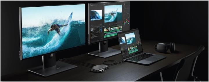 Actual product image Alogic Docking Station Universal Triple DV3 (USB-C)