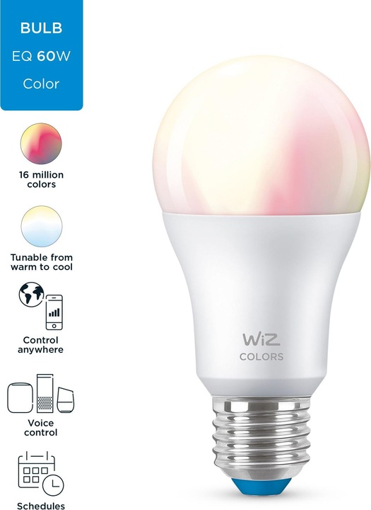Image du produit WiZ Standard (E27, 60 W, 806 lm, 1 x, F)