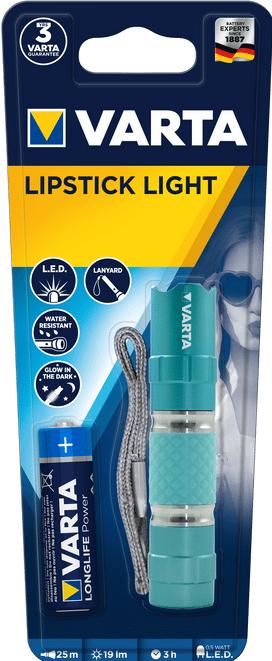 Actual product image Varta TORCH LIPSTICK 1AA / 16617301421 TURQUOISE 16617301421 (19 lm)