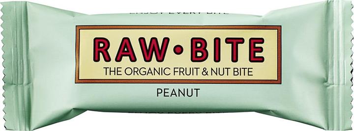 Raw Bite Barre de céréales crues Peanut Bio (50 g, 1 pcs)