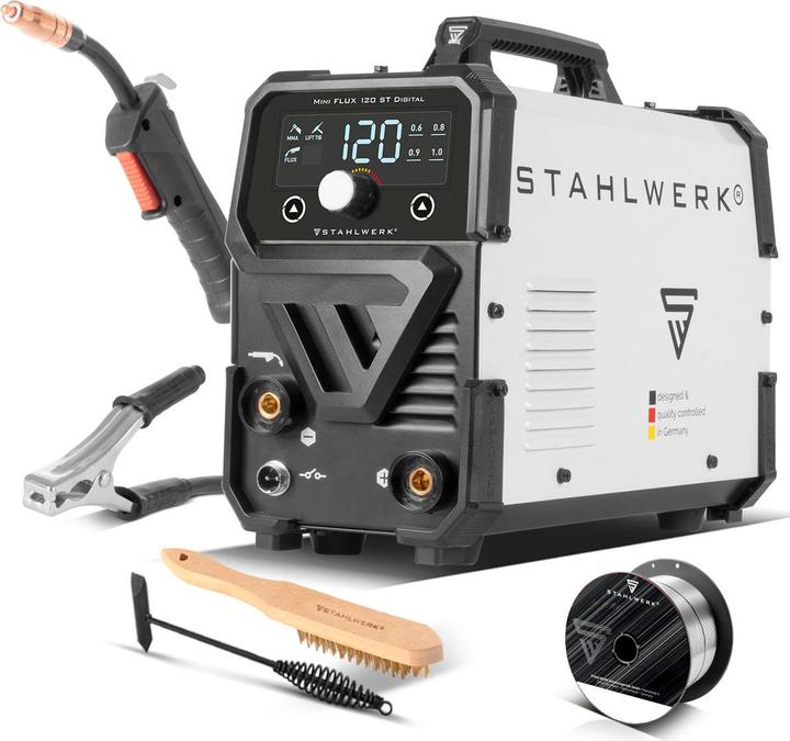Actual product image Stahlwerk Welding machine Mini FLUX 120 ST with ARC | MMA function with 120 amps
