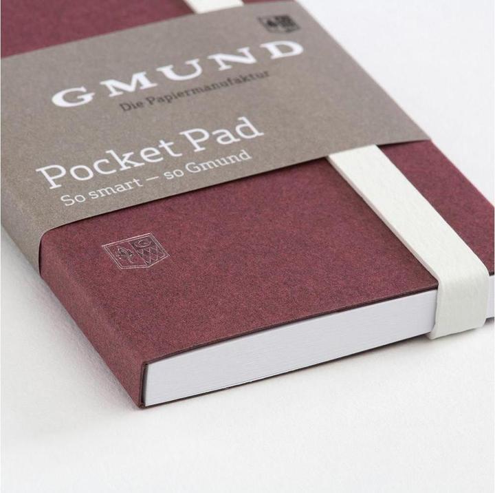 Actual product image Gmund Pocket Pad (6.7 x 13.8 cm, Plain, Hardcover)