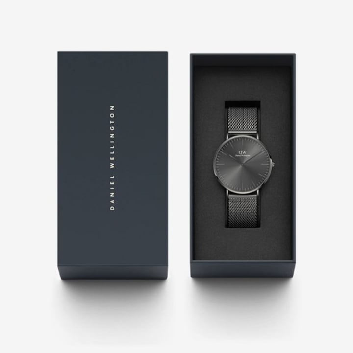 Produktbild Daniel Wellington Classic Mesh Graphite (40 mm) (Analoguhr, 40 mm)