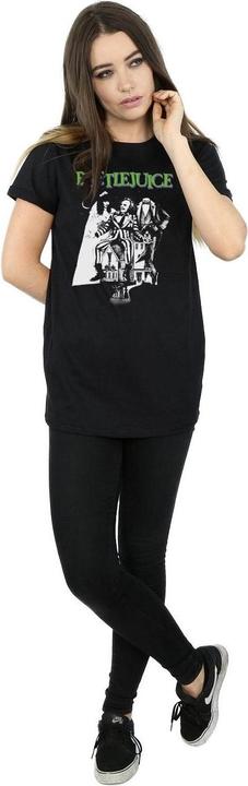 Produktbild Beetlejuice Mono Poster Baumwolle Boyfriend TShirt (3XL)