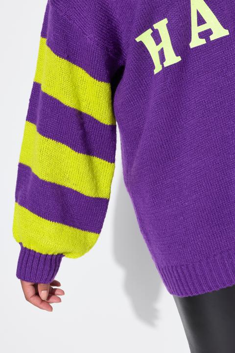 Produktbild Angel of Style Pullover, oversized, HAPPY, Ringel-Ärmel (46, 48)