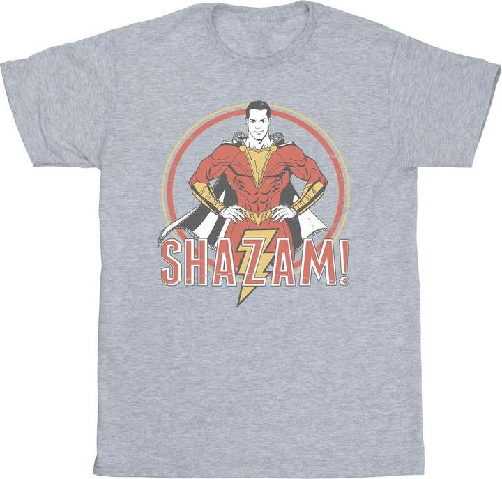 Image du produit - T-shirt SHAZAM RETRO CIRCLE DISTRESSED - Homme (5XL)