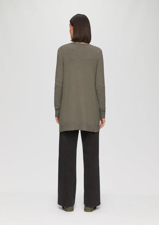 Produktbild s.Oliver Strickjacke Strickjacke mit Rippbündchen (34)