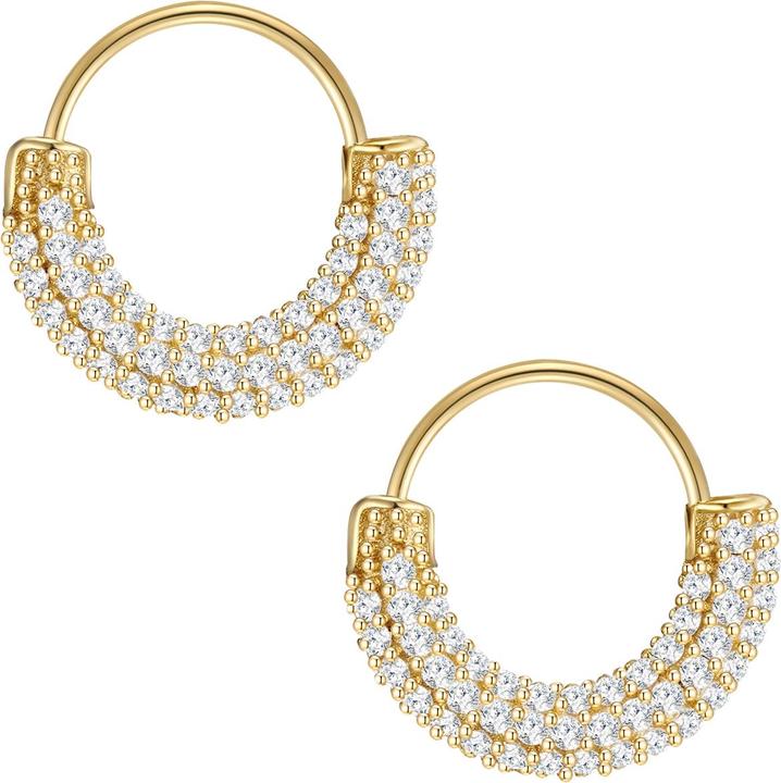 Image du produit Glanzstücke München Femmes argent sterling zirconium or jaune - 28993 (Argent Sterling)