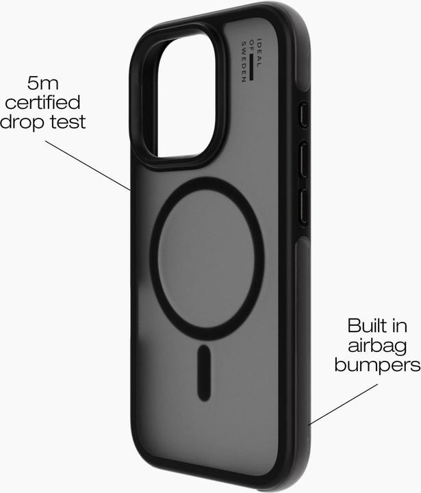 Actual product image iDeal Of Sweden Magsafe Rugged-Cover Black (Apple iPhone 16 Pro)