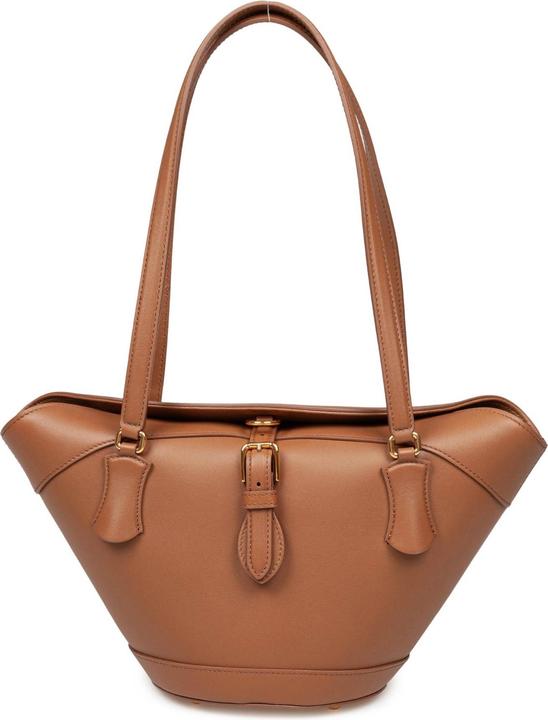 Produktbild Dolce & Gabbana caramel-color leather coffa capri bag