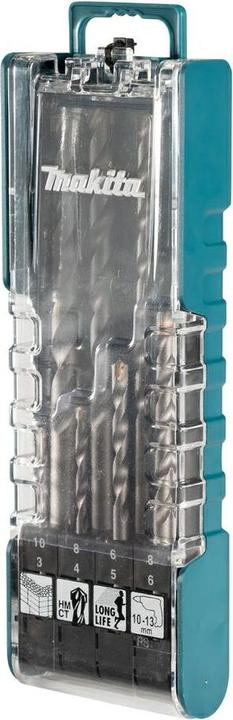 Actual product image MGA Makita E-15861 TCT drill bit set, 8 pieces (10 mm, 3 mm, 4 mm, 5 mm, 6 mm, 8 mm)