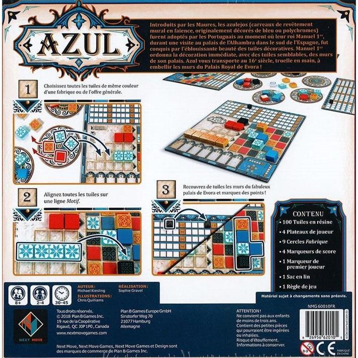 Image du produit Asmodée Azul (Français, 2 - 4 Joueur)